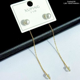 Сережки Xuping14К 10910 «перетяжки»